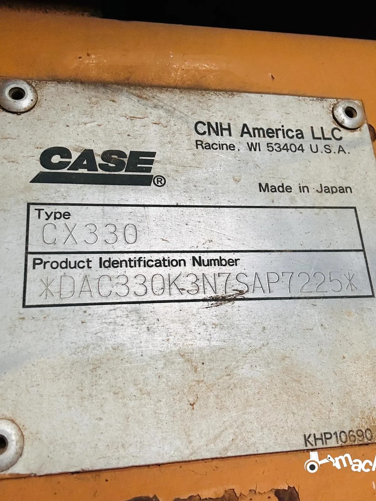 2004 CASE CX330 — photo 11