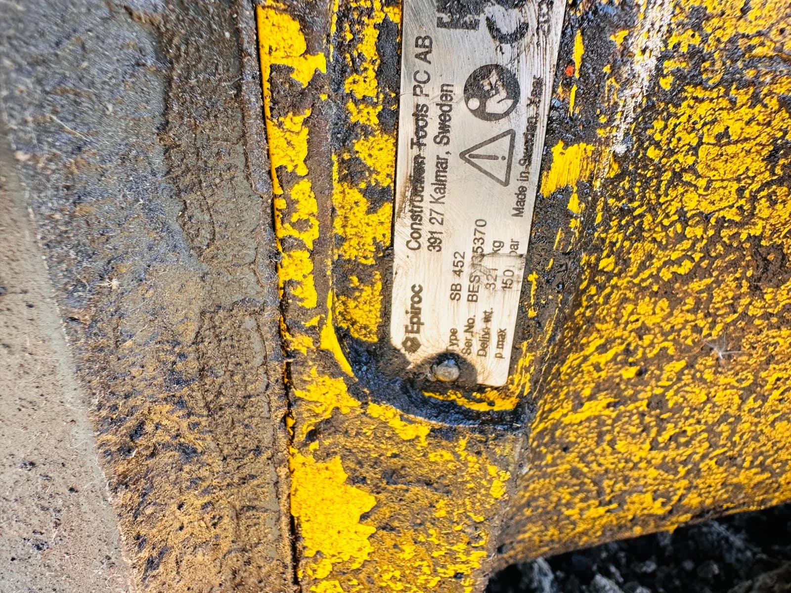 Hammer/Breaker - Hydraulic EPIROC SB452 — photo 6