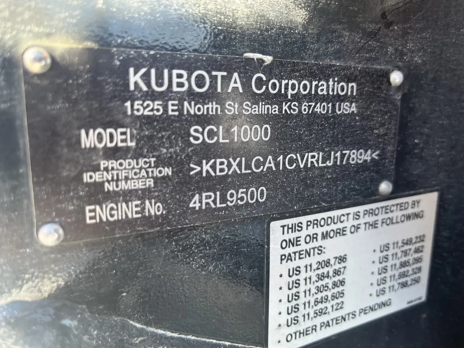 2024 KUBOTA SCL1000
