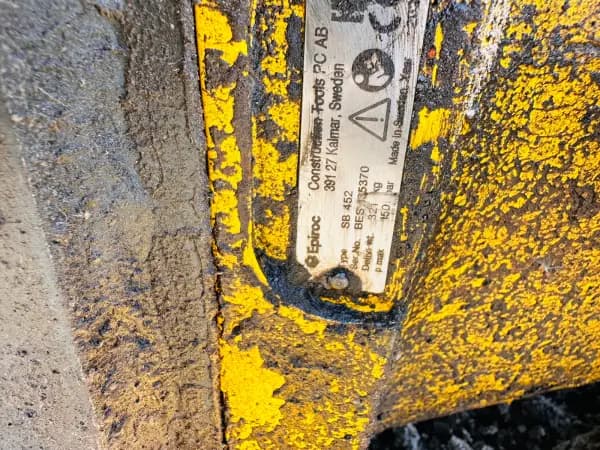 Hammer/Breaker - Hydraulic EPIROC SB452 — photo 6