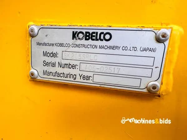 2012 KOBELCO SK215SR LC — photo 5