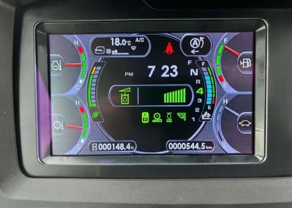 KOMATSU WA320 2024 — cab instrument display