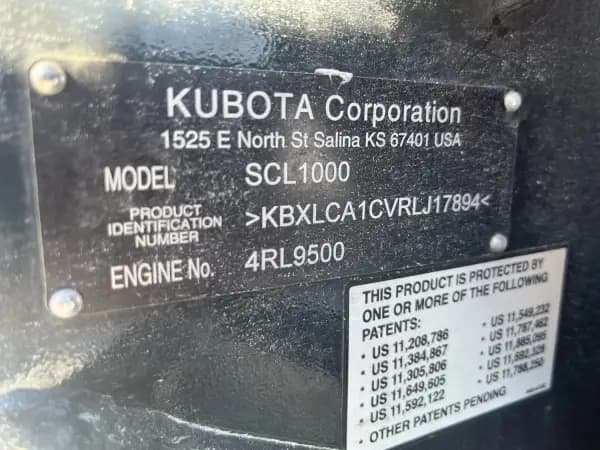 2024 KUBOTA SCL1000, Skid Steers / Compact Track Loaders