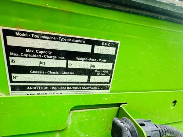 2021 MERLO P40.17 PLUS — photo 18