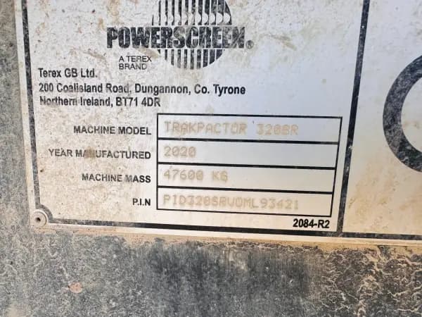 2020 POWERSCREEN TRAKPACTOR 320SR — photo 16