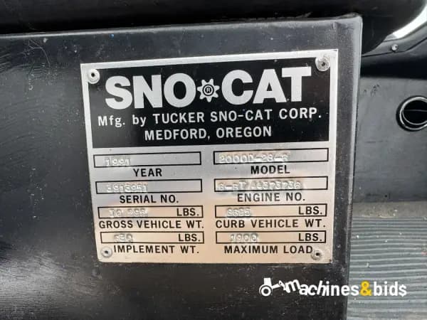 1991 SNO-CAT 2000XL — photo 16
