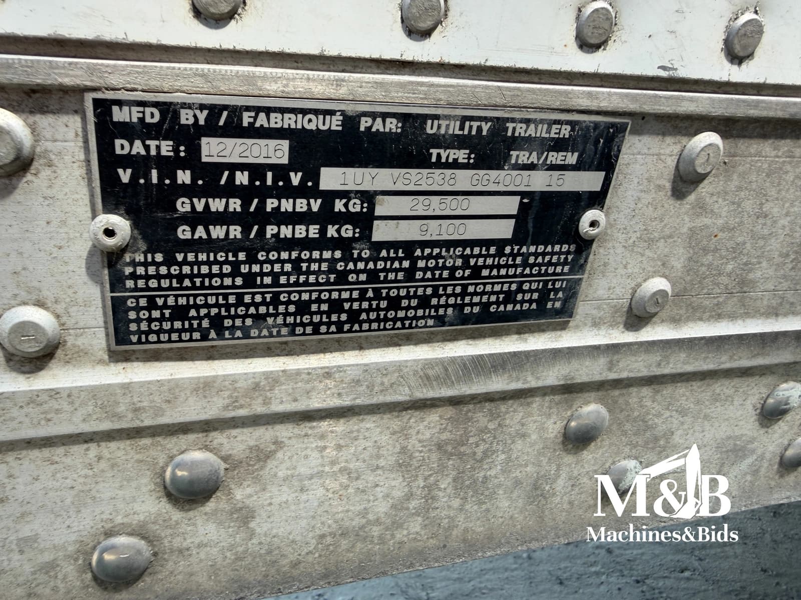 UTILITY VS2DX 53' DRY VAN 2016 #2016 — photo 5